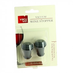 Pompe à vide Vacuvin + 2 bouchons à vin réutilisables