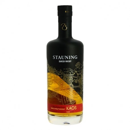 Whisky STAUNING KAOS Triple Malt Whisky du Danemark 70 cl