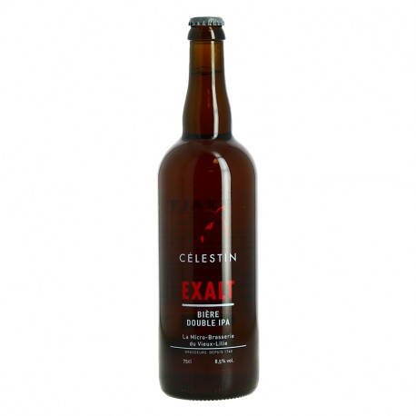 EXALT Bière Bio Double IPA par la Brasserie CELESTIN 75 cl