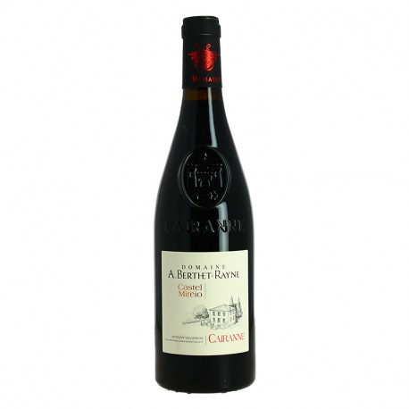 CAIRANNE Rouge BIO cuvée Castel MIREIO 2022 75 cl par le Domaine A.BERTHET-RAYNE