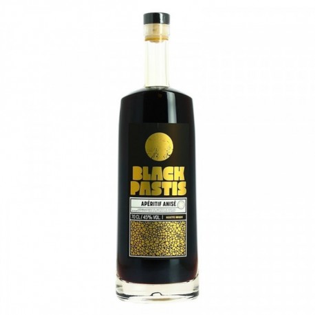 Black Pastis Apéritif Anisé Pastis Noir 70 cl 45°