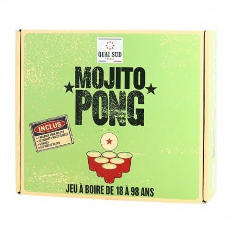 Coffret  jeu MOJITO PONG par Quai Sud