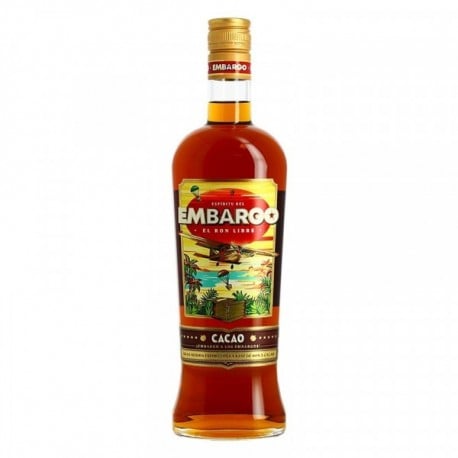 EMBARGO CACAO Liqueur Rhum et Cacao du Guatemala 70 cl