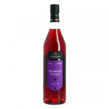 Maison JACOULOT Crème de FRAMBOISE POIVRON 70cl 16°