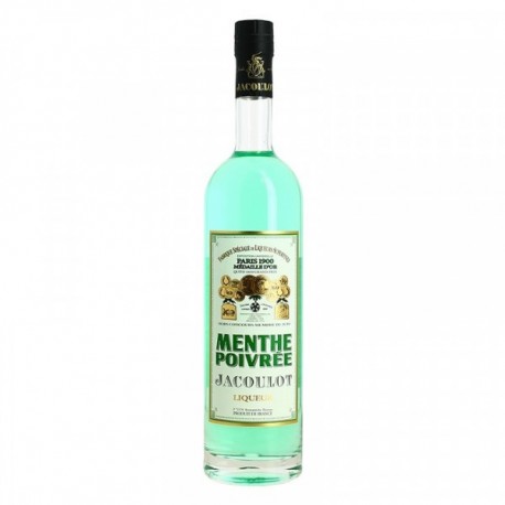 Maison JACOULOT Liqueur à La MENTHE POIVREE 70 cl 21°