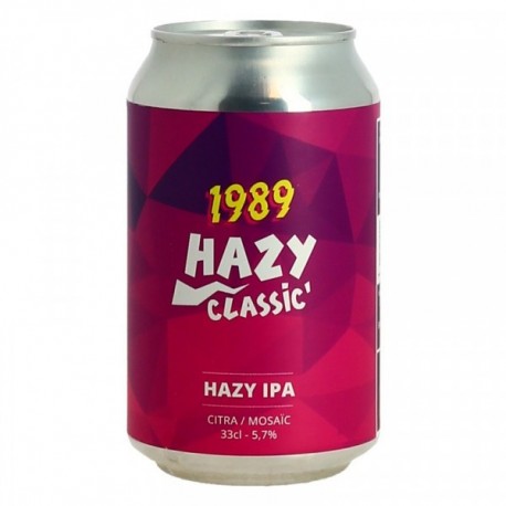 Hazy Classic IPA bière brasserie 1989 33cl