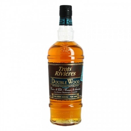 Rhum TROIS RIVIERES Double Wood Rhum Ambré de Martinique 70 cl RHUM AMBRE DOUBLE WOOD 70CL 43°