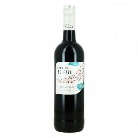 BORN to be FREE Rouge 0% 75 cl Vin Rouge Sans Alcool