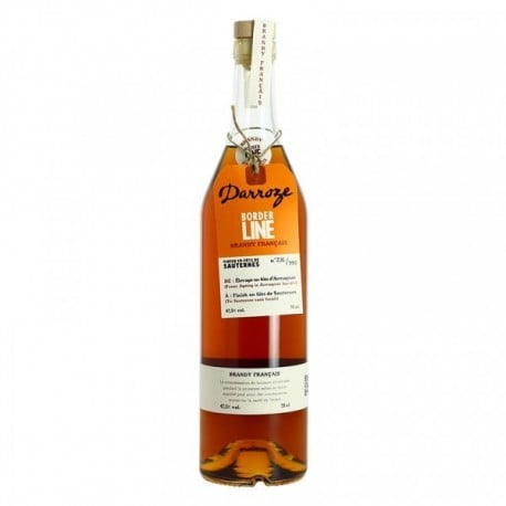 Maison DARROZE BORDER LINE Brandy Français vieilli en fûts de Sauternes 70 cl