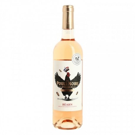 Vin Rosé La POULE NOIRE d'HENRI IV 75 cl Vin Rosé du Béarn 75 cl