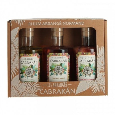 Rhum Arrangé CABRAKAN Coffret 3X20CL Classic