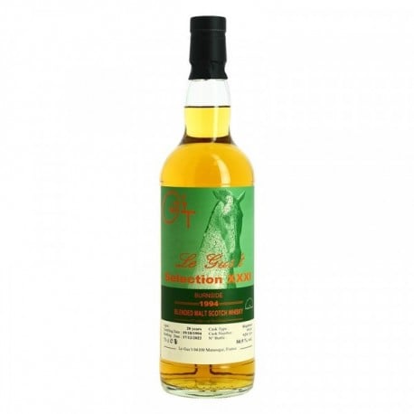 Blended Malt Whisky BURNSIDE 28 Ans 1994-2022 Selection XXXI par le GUS'T 50.5° 70 cl