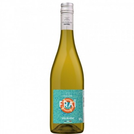 FRAI Vin Blanc 9° FINES BULLES 75 cl par les Vignobles GAYREL