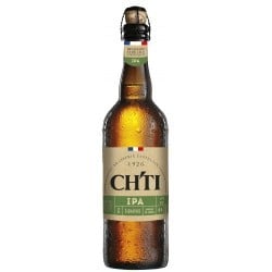 Bière Blonde IPA CH'TI  75 cl par la Brasserie Castelain