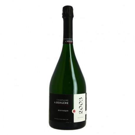 Champagne A. BERGERE OENOTHEQUE 2003 Brut en Magnum