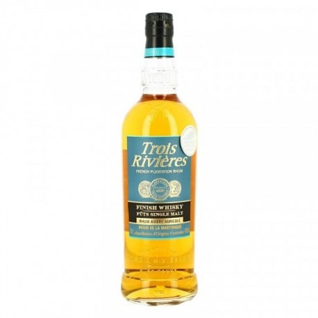 Rhum 3 RIVIERES Finition en fût de Single Malt Whisky 70 cl