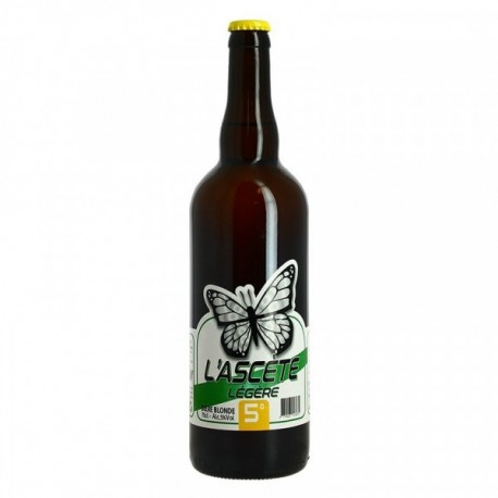 Bière ASCETE Bière Blonde Artisanale LEGERE 75 cl