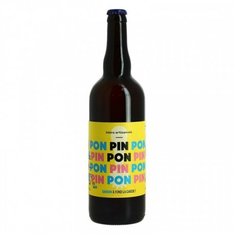 Bière de saison PIN-PON Artisanale 75 cl