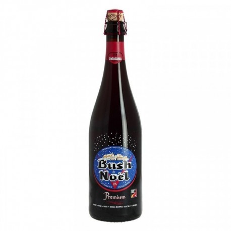 Bière BUSH de Noël de la brasserie Dubuisson 75 cl