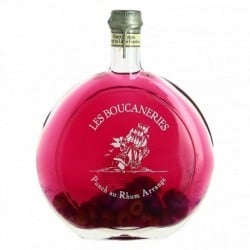 Rhum arrangé Framboise Litchi Boucaneries Fisselier 50 cl