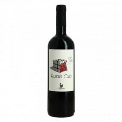 Vin Rouge RUBIS CUB  par la COUCOUTE  de Fontenille 75 cl