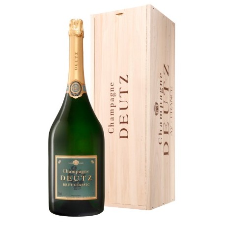 DEUTZ Champagne Brut JEROBOAM de 3L en Caisse Bois