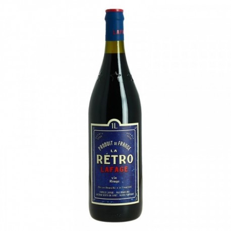 La RETRO par LAFAGE Vin Rouge IGP Côtes Catalanes 1 litre