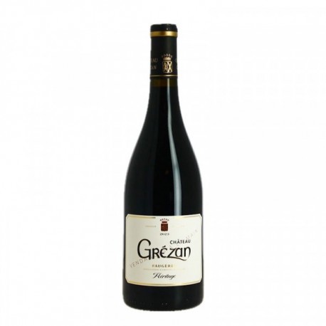 GREZAN Cuvée HERITAGE Faugères Vin Rouge du Languedoc 75 cl